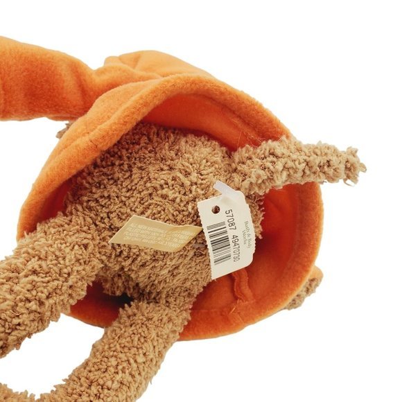 Bath & Body Works  Barker the Puppy Plush Dog Beanie Orange Hoodie‎ Stuffed Tags - Picture 5 of 7